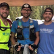 McCathie (center) with two of his pacers